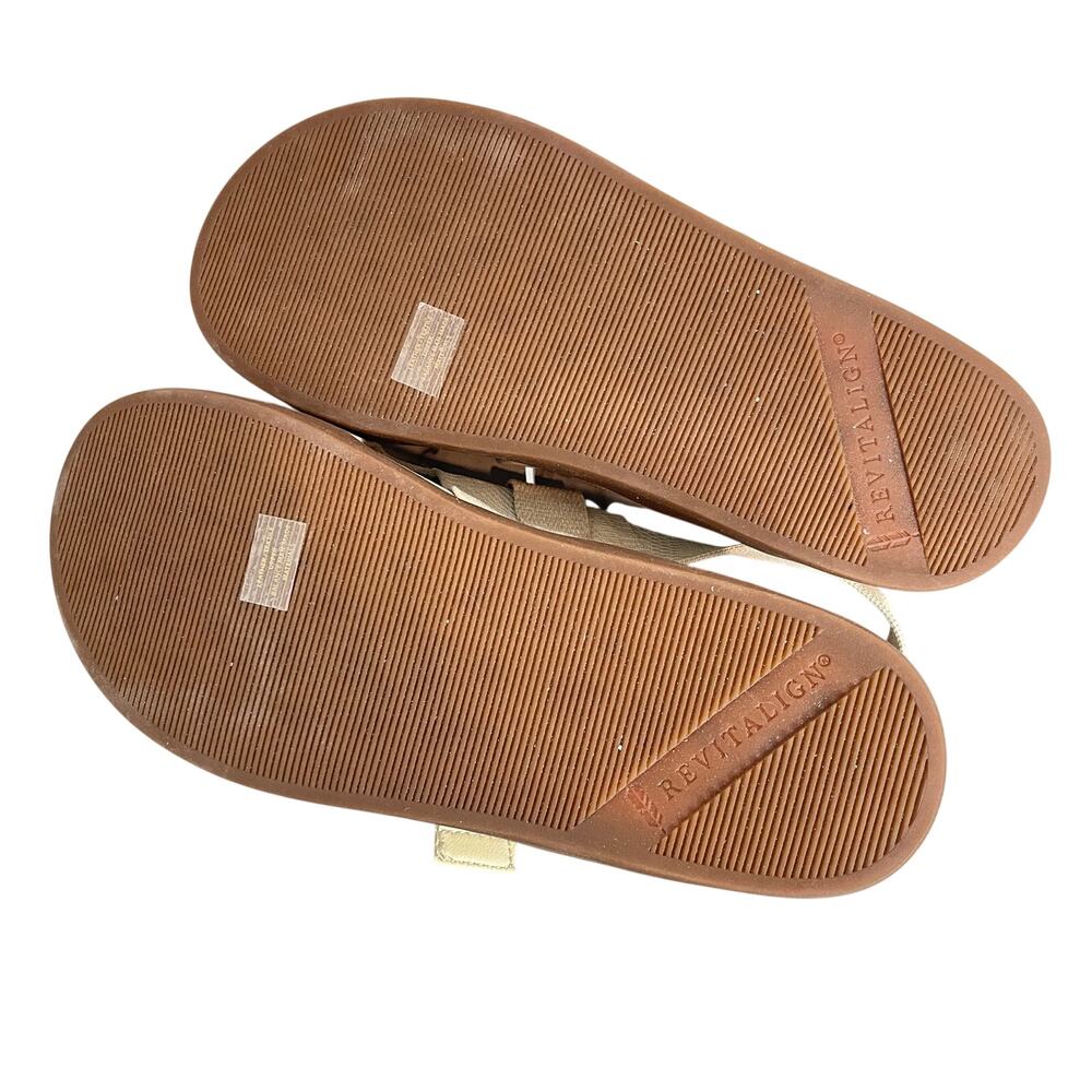 Revitalign Women’s Knit Comfort Sandals Size 9.5 Remi Bleached Sand Orthopedic - Picture 6 of 8
